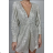 Women's Elegant Sparkly Sequin Long Sleeve Dress (S/M ONE SIZE) ITALIAN FASHION IMPBB22A11292