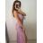 Women's Elegant Strapless Long Dress (S/M ONE SIZE) ITALIAN FASHION IMM2255333