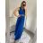 Women's Long Elegant Strapless Prom Dress (S/M ONE SIZE) ITALIAN FASHION IM322500