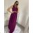 Women's Long Elegant Strapless Prom Dress (S/M ONE SIZE) ITALIAN FASHION IM322500