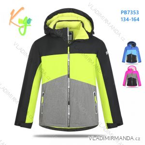 Youth winter jacket for girls and boys (134-164) KUGO PB7353