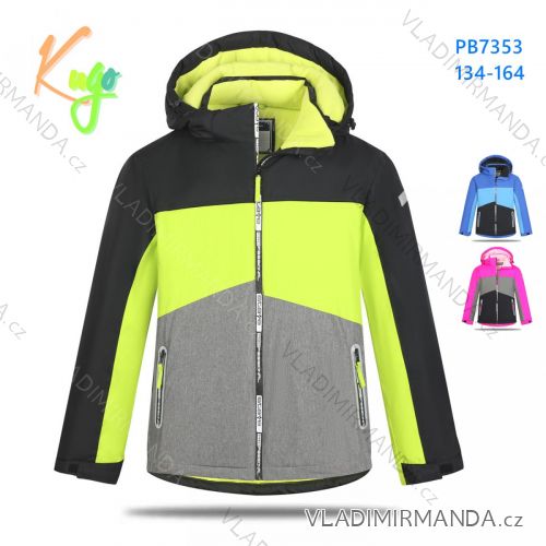 Youth winter jacket for girls and boys (134-164) KUGO PB7353