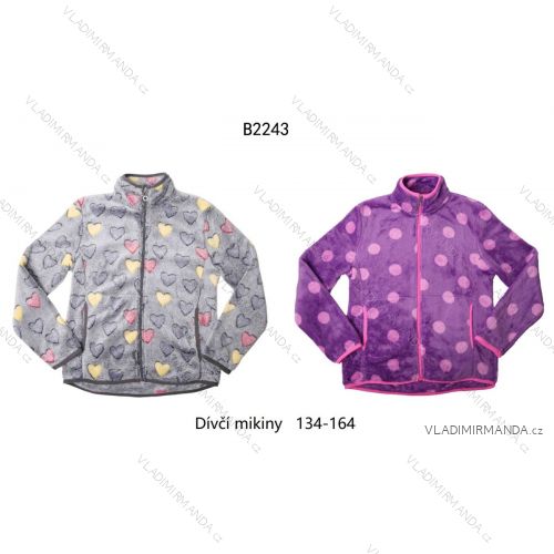 Sweatshirt outdoor spring baby girl (92-122) WOLF B2821