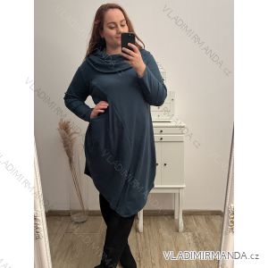 Hoodie Velvet Hooded Long Sleeve Women's Plus Size Dress (L/XL/2XL ONE SIZE) ITALIAN FASHION IM4221269