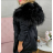 Coat winter park with fur women (s-m-l) K-ZELL FASHION KZE198135B black L