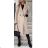 Women's Fleece Lined Coat (S/M ONE SIZE) ITALIAN FASHION IMWB22276 S/M Cream
