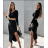 Women's Long Sleeve Elegant Skirt and Sweater Set (S/M ONE SIZE) ITALIAN FASHION IMPOC237183