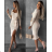 Women's Elegant Knitted Long Sleeve Dress (S/M ONE SIZE) ITALIAN FASHION IMPOC237179y