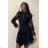 Women's Elegant Lace Long Sleeve Dress (S/M ONE SIZE) ITALIAN FASHION IMPOC236364