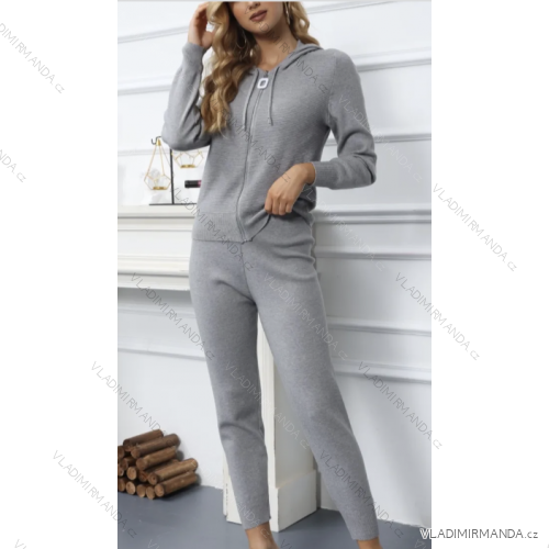 Women's Long Sleeve Tracksuit Set (S/M ONE SIZE) ITALIAN FASHION IMPOC237155y