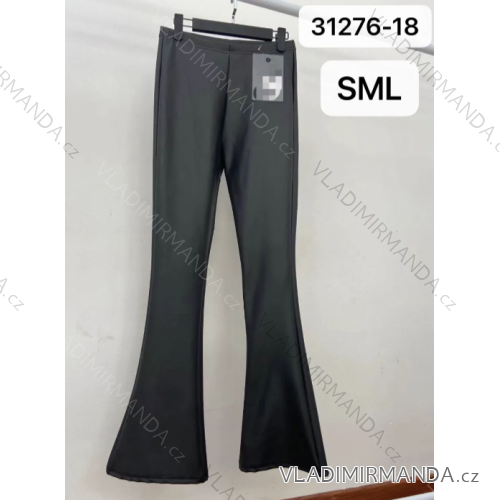 Women's Long Leather Pants (S/M/L ONE SIZE) ITALIAN FASHION IMPOC2331276-18