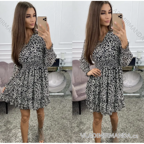 Women's Long Sleeve Dress (S/M ONE SIZE) ITALIAN FASHION IMPOC236146