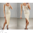 Women's Strappy Knitted Dress (S/M ONE SIZE) ITALIAN FASHION IMPBB2308774r