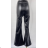 Women's Long Leather Pants (S/M ONE SIZE) ITALIAN FASHION IMPBB23M01415