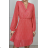 Women's Long Sleeve Pleated Dress (S/M ONE SIZE) ITALIAN FASHION IMPBB23F10430