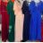 prom dress long elegant party short sleeve women's (XL/2XL/3XL ONE SIZE) ITALIAN FASHION IMM23001