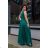 Women's Plus Size (42-48) Long Elegant Party Sleeveless Dress POLISH FASHION PMLBC23248-13 Green 48