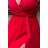 Women's Plus Size (42-48) Long Elegant Party Sleeveless Dress POLISH FASHION PMLBC23248-02 Red 48