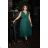 Women's Plus Size (42-48) Elegant Casual Sleeveless Dress POLISH FASHION PMLBC23268-13 Green 46