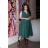 Women's Plus Size (42-48) Elegant Casual Sleeveless Dress POLISH FASHION PMLBC23268-13 Green 46