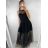 Women's Elegant Sleeveless Tulle Dress (S/M ONE SIZE) ITALIAN FASHION IMM22Q52235A/UL