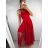 Women's Elegant Sleeveless Tulle Dress (S/M ONE SIZE) ITALIAN FASHION IMM22Q52235A/UL