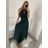 Women's Long Elegant Party Sleeveless Dress (S/M ONE SIZE) ITALIAN FASHION IMM22FS52701 S/M black