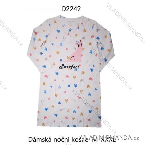 Ladies Long Sleeve Shirt (m-xxl) WOLF D274