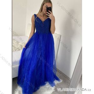 Sleeveless Prom Dress with Long Lace (uni s-m) ITALIAN FASHION IM919902