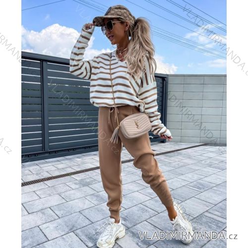 Women's long-sleeve sweatpants and sweater set (S/M ONE SIZE) ITALIAN FASHION IMPGM237158