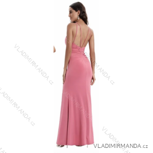 Women's Strapless Long Dress (S/M ONE SIZE) ITALIAN FASHION FMPRP23JRE2209