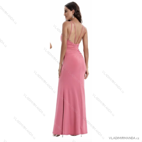 Women's Strapless Long Dress (S/M ONE SIZE) ITALIAN FASHION FMPRP23JRE2209