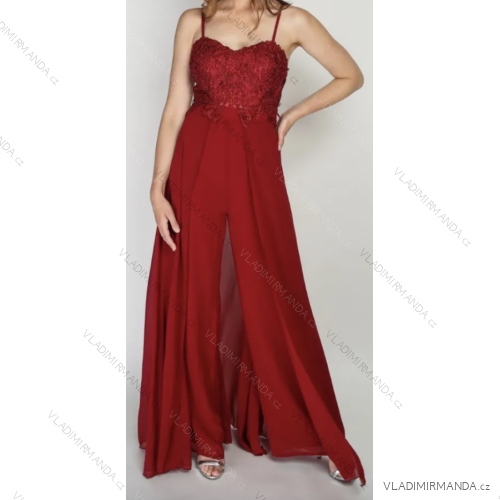 Women's long elegant party dress with straps (S/M ONE SIZE) ITALIAN FASHION FMPRP23DF8959