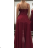 Women's long elegant party dress with straps (S/M ONE SIZE) ITALIAN FASHION FMPRP23DF8959