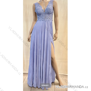 Women's long elegant party dress with straps (S/M ONE SIZE) ITALIAN FASHION FMPRP23DF6001