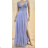 Women's long elegant party dress with straps (S/M ONE SIZE) ITALIAN FASHION FMPRP23DF6001