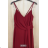 Women's long elegant dress with straps (S/M ONE SIZE) ITALIAN FASHION FMPRP23RJ-20211