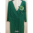 Women's Long Elegant 3/4 Long Sleeve Dress (S/M ONE SIZE) ITALIAN FASHION FMPRP23JR19175