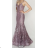 Women's Long Elegant Strapless Dress (S/M ONE SIZE) ITALIAN FASHION FMPRP23DF9116