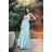 Women's Long Elegant Strapless Party Dress (SL) FRENCH FASHION FMPEL23SELENE