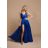 Women's Long Elegant Strapless Party Dress (SL) FRENCH FASHION FMPEL23VIRGINIE