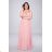 Women's Plus Size (42-48) Long Elegant Party Dress With Wide Straps FRENCH FASHION FMPEL23CHERYLQS