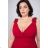 Women's Plus Size (42-48) Long Elegant Party Dress With Wide Straps FRENCH FASHION FMPEL23CHERYLQS