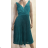 Women's Elegant Pleated Strap Dress (S/M ONE SIZE) ITALIAN FASHION FMPRP23HM2306