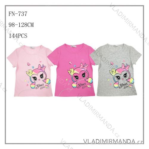 Girls' Youth Short Sleeve T-Shirt (116-146) SEZON JS-7018