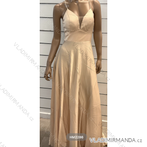 Women's Long Elegant Strapless Dress (S/M ONE SIZE) ITALIAN FASHION FMPRP23HM2286