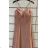 Women's Long Elegant Strapless Dress (S/M ONE SIZE) ITALIAN FASHION FMPRP23HM2286