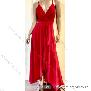 Women's long elegant strapless dress (S/M ONE SIZE) ITALIAN FASHION FMPRP23JR19035