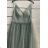 Women's long elegant party dress with straps (S/M ONE SIZE) ITALIAN FASHION FMPRP239295