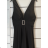 Women's long elegant dress with straps (S/M ONE SIZE) ITALIAN FASHION FMPRP23JRE1372